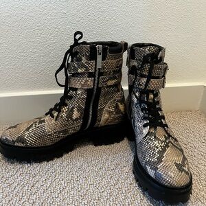 New! Never worn. Dolce Vita Women's snake print boot